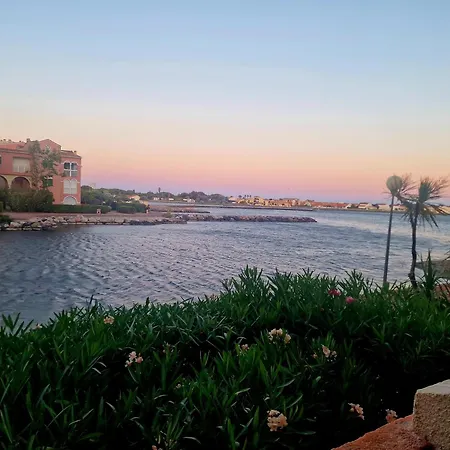 F2 Avec Terrasse Et Vue Lagune Rdc Cap Coudalere דירה